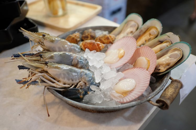 Dị ứng hải sản có vỏ - Hình ảnh minh họa